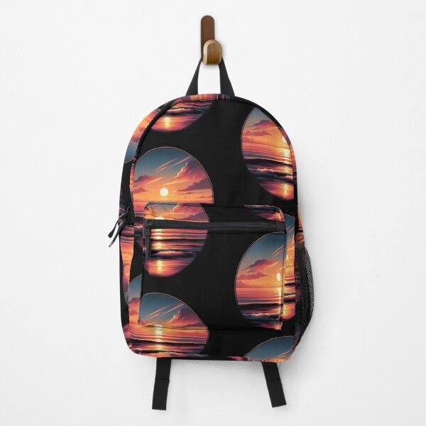 Item preview,  Vibrant Sunset Over Calm Ocean Waves designed and sold by IllumeInk.