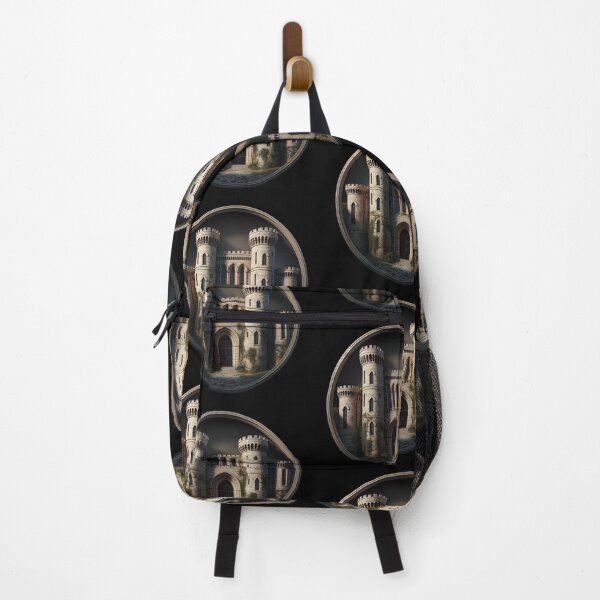 Item preview, Medieval Stone Castle at Dusk designed and sold by IllumeInk.