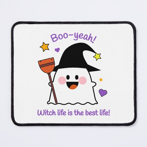 Item preview, Boo Yeah! Witch Life is the Best Life - Cute Ghost Witch designed and sold by Tulip Creators .