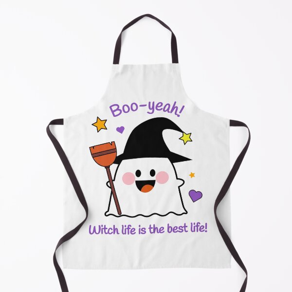 Item preview, Boo Yeah! Witch Life is the Best Life - Cute Ghost Witch designed and sold by Tulip Creators .
