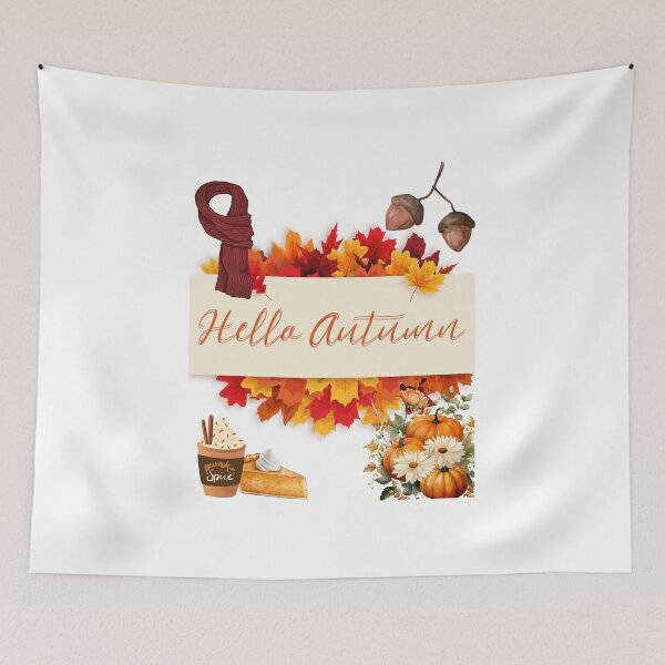 Item preview, Hello Autumn | Autumn Theme designed and sold by Mr-Tshirts.