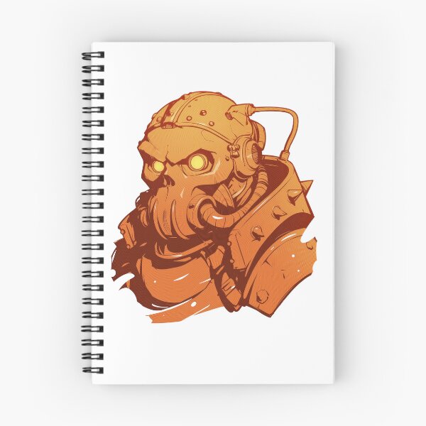 Item preview, Orange cyborg designed and sold by krabbaraban.