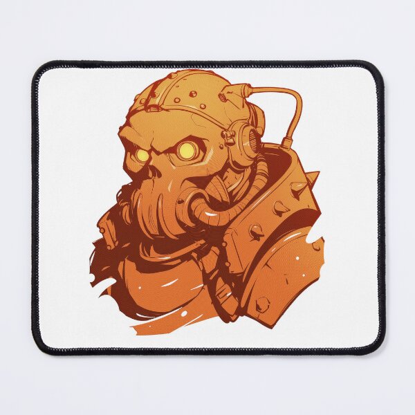 Item preview, Orange cyborg designed and sold by krabbaraban.
