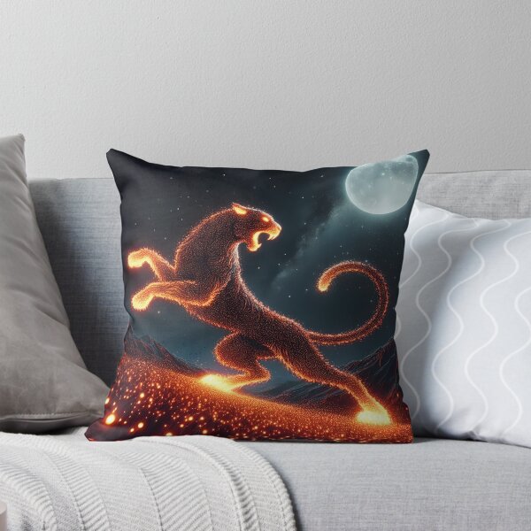 Item preview, Fiery Firefly Panther, Ai Generated Art  designed and sold by ACC .
