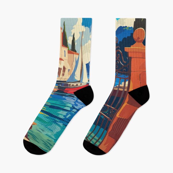 Item preview, Rhodes Greece Travel Art Vintage designed and sold by KrisSidDesigns.