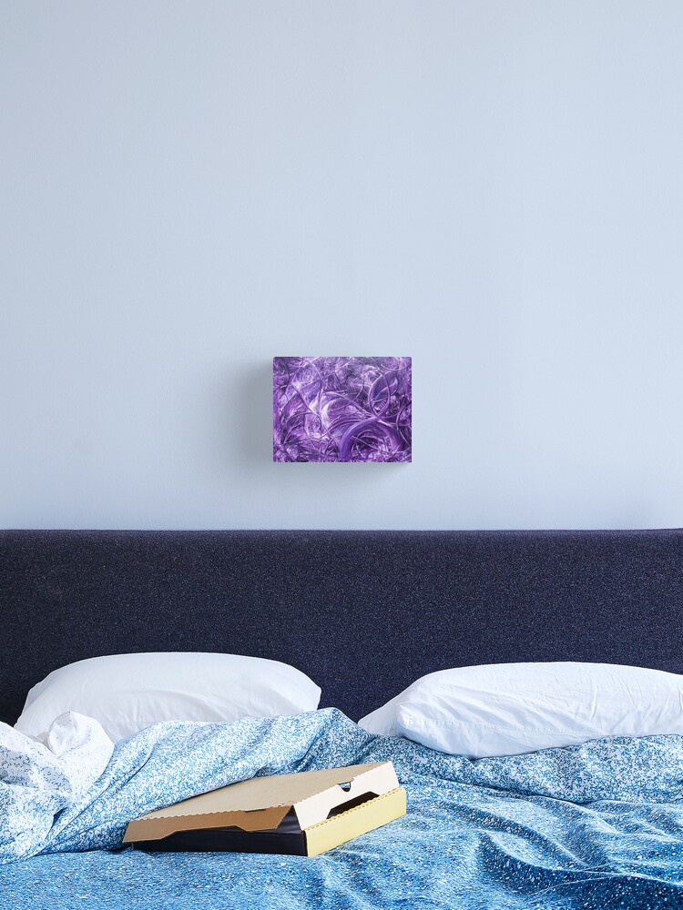 Thumbnail 2 of 3, Canvas Print, Study In Purple designed and sold by MariaLouise.
