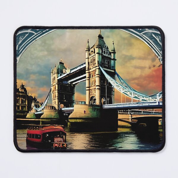 Item preview, London's Legacy: A Vintage London Bridge Stamp designed and sold by Vintagestamps.
