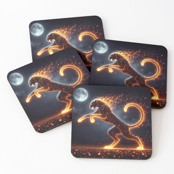 Item preview, Fiery Firefly Panther, Ai Generated Art  designed and sold by ACC .