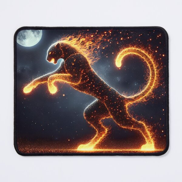 Item preview, Fiery Firefly Panther, Ai Generated Art  designed and sold by ACC .