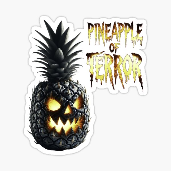 Item preview, Pineapple of terror, Halloween creepy design designed and sold by Waerabouts.