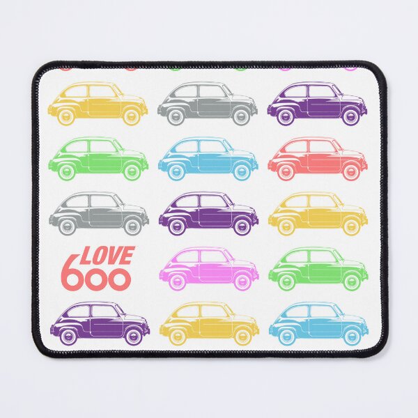 Item preview, Multi color love Fiat 600 designed and sold by StileAlfa.