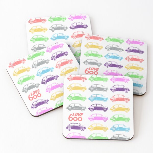 Item preview, Multi color love Fiat 600 designed and sold by StileAlfa.