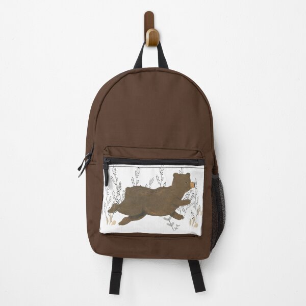 Item preview, Cute whimsical bear running through meadow designed and sold by Živa Viviana Doria.