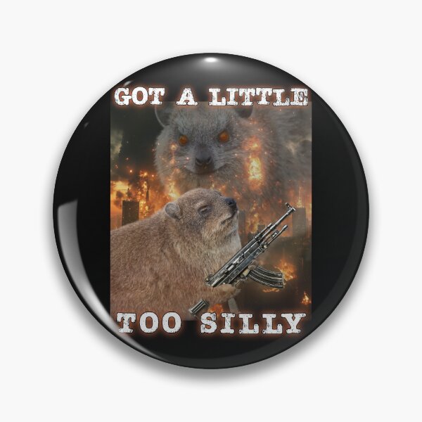 Item preview, Got A Little Too Silly Rock Hyrax  designed and sold by mrhyrax.