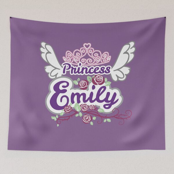 Item preview, Princess Emily - Custom Cute Princess Name Gifts for Kids, Girls, Women designed and sold by heavyhebi.