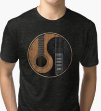 Yin Yang Guitar Tri-blend T-Shirt