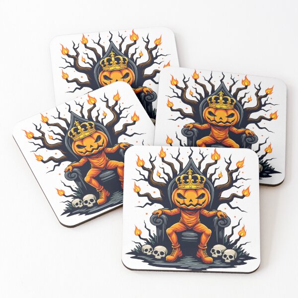 Item preview, Pumpkin King Reigns – Regal Halloween Throne designed and sold by  MAD's Recreation Studio.