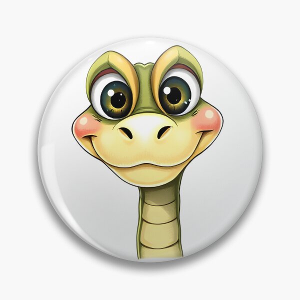 Item preview, Funny Snake with Big Eyes designed and sold by BikeRelaxStudio.