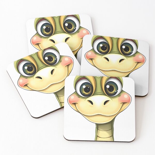 Item preview, Funny Snake with Big Eyes designed and sold by BikeRelaxStudio.