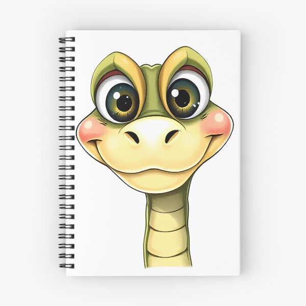 Item preview, Funny Snake with Big Eyes designed and sold by BikeRelaxStudio.
