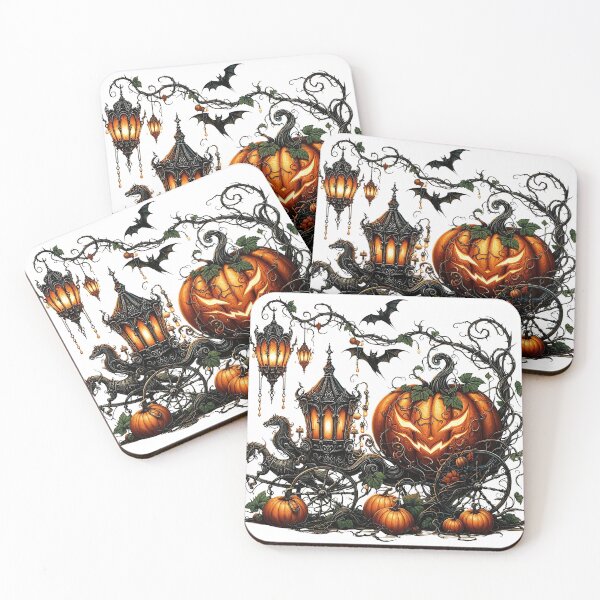Item preview, Enchanted Halloween Pumpkin Carriage designed and sold by JavisSRDesign.