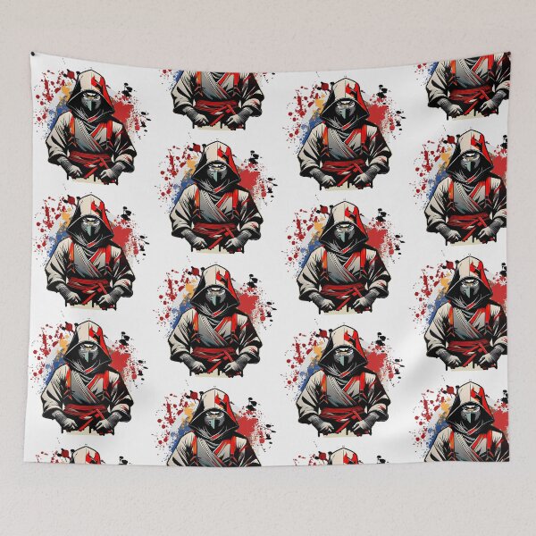 Item preview, Japane ninja with art colors creative style designed and sold by KimierArt.
