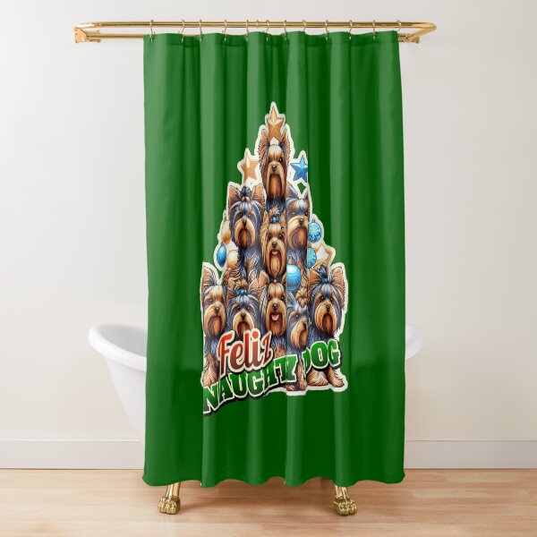 Item preview, Yorkshire terrier, yorkie, Christmas tree, gift for dog lovers designed and sold by ThisDress.
