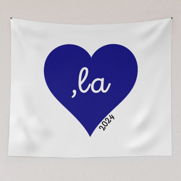 Item preview, Kamala / Commala / Comma-la 2024 President on Blue Heart designed and sold by Teribelle.