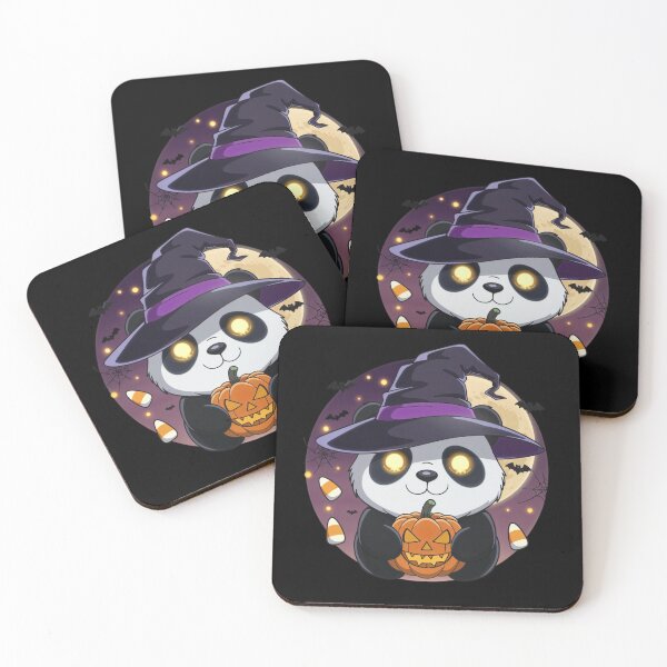 Item preview, Cute spooky panda halloween sticker designed and sold by FlawlessDraft.
