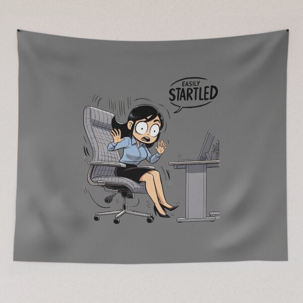 Item preview, Easily Startled, Office Panic designed and sold by Ola Mendel.