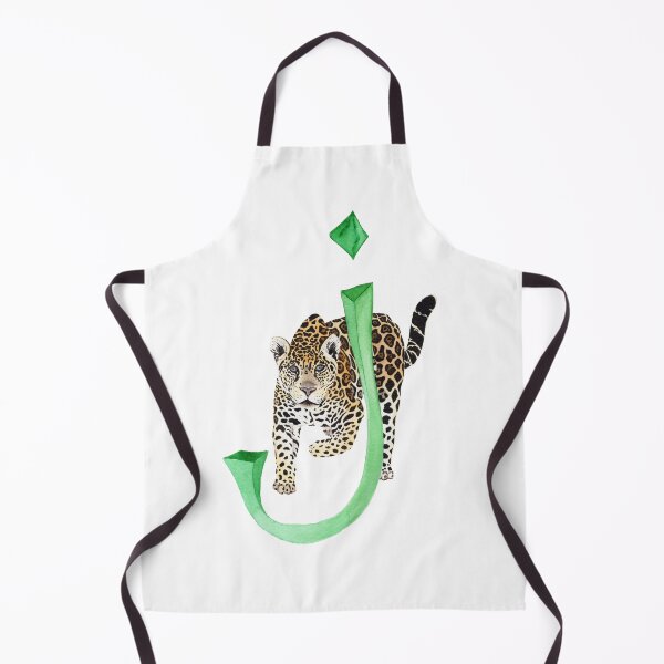 Item preview, j is for jaguar life like watercolour painting designed and sold by ChaseWilderness.