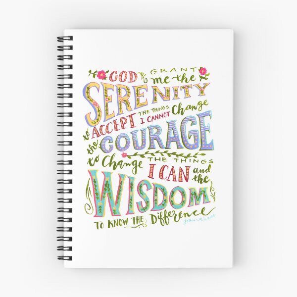 Item preview, Serenity Prayer Hand Lettered designed and sold by inspireddesign.