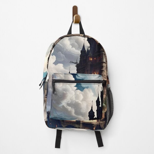 Item preview, Castle in the Clouds - Dark Fantasy Art concept designed and sold by Delerat7.