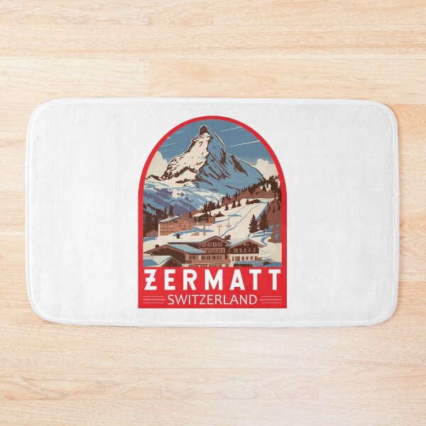 Item preview, Zermatt Switzerland Travel Art Emblem designed and sold by KrisSidDesigns.