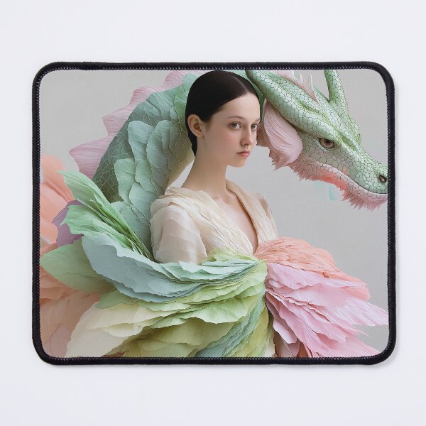 Item preview, "Fairy Tale Dragon Outfit in Pink and Green" designed and sold by MacroArtHub.