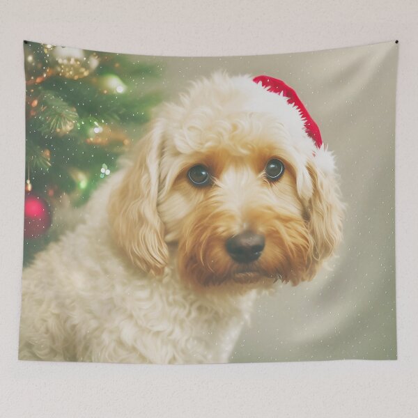 Item preview, Cavapoo Merry Christmas designed and sold by Jennifer Morcom.