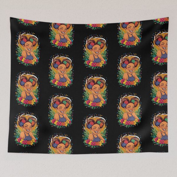 Item preview, Latina Girl Flower Style designed and sold by MagChoCreations.
