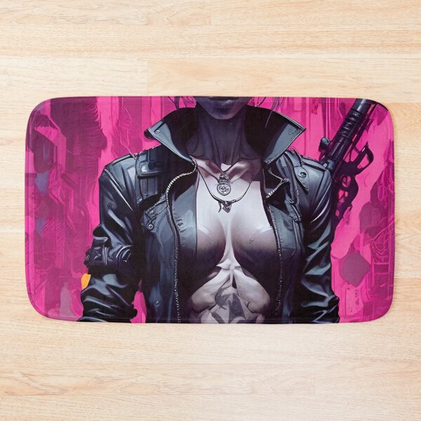Item preview, Cyberpunk Operative in Pink 2 - Sci Fi Art concept designed and sold by Delerat7.