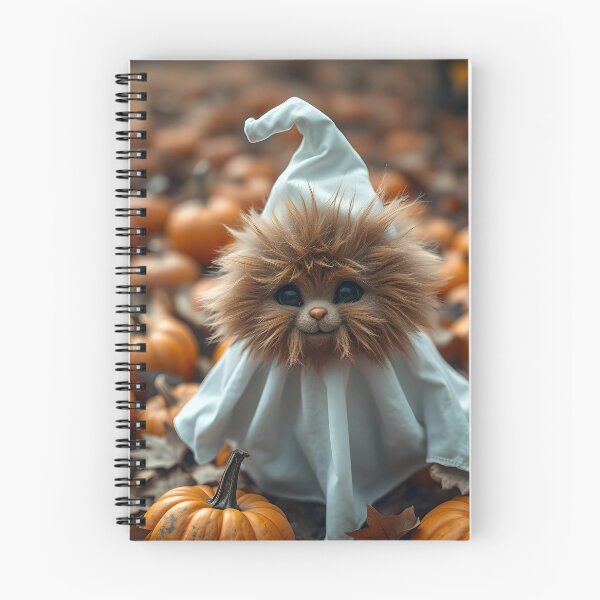 Aperçu de l'œuvre Fluffy en costume d'Halloween créée et vendue par Wolfi51.