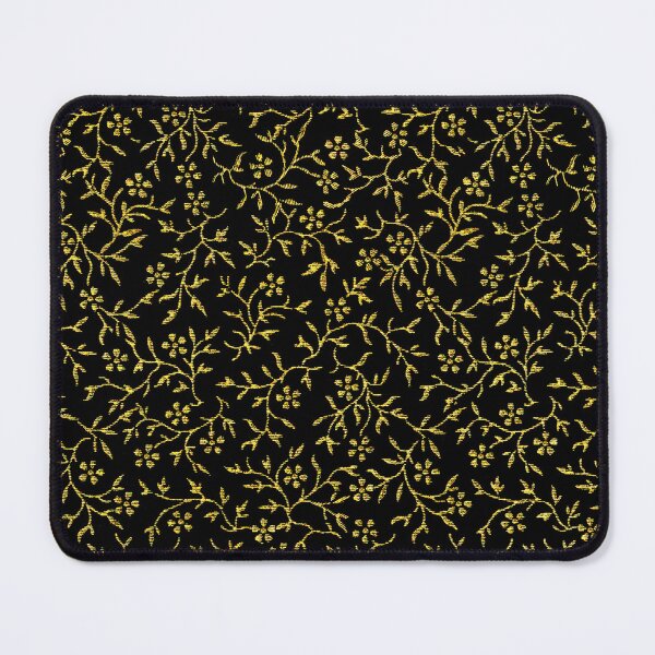 Item preview, Golden floral pattern on black. designed and sold by Luggnagg.