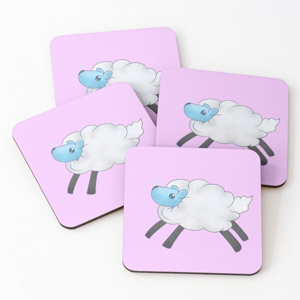 Item preview, Dreamy Kawaii Fluffy Jumping Sheep designed and sold by nhitori.