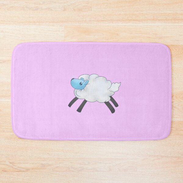 Item preview, Dreamy Kawaii Fluffy Jumping Sheep designed and sold by nhitori.