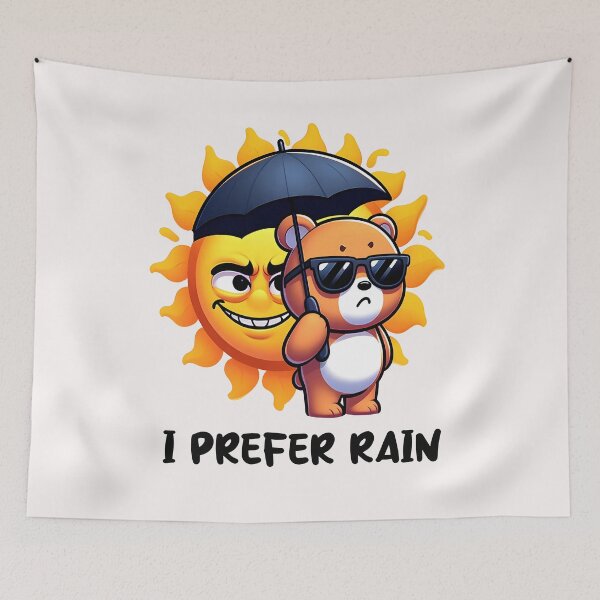 Item preview, I Prefer Rain designed and sold by TeddybearClub.