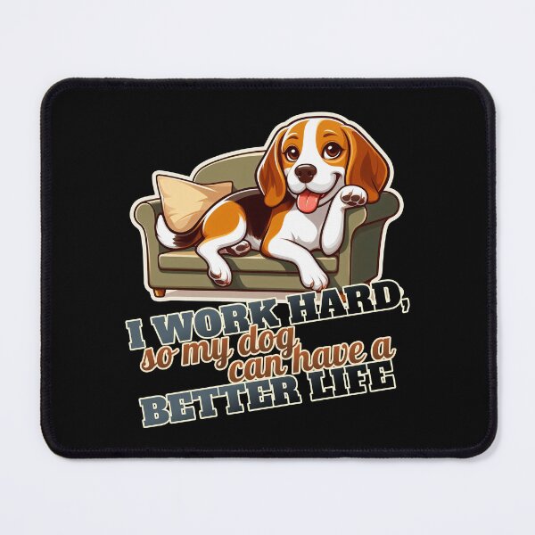 Item preview, Copy of Work hard Beagle Couch, Sofa designed and sold by ThisDress.
