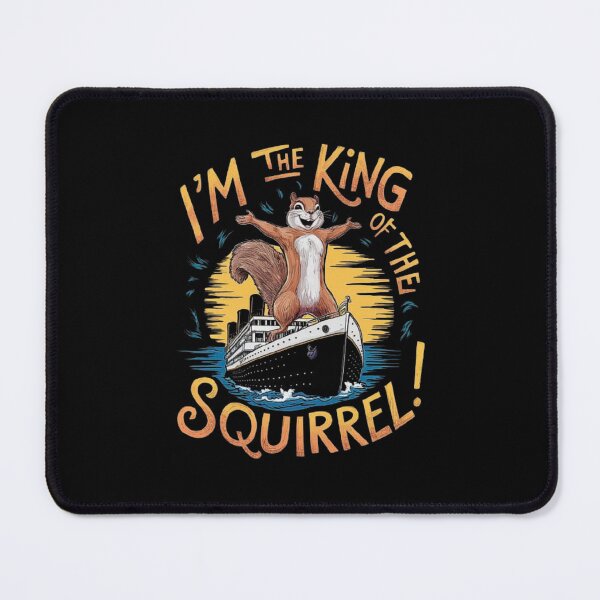 Item preview, King of the Squirrel - Humorous Animal Adventure Design designed and sold by love3617.