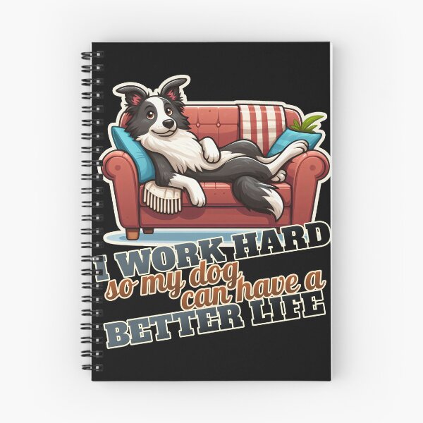 Item preview, Work hard Border Collie Couch, Sofa designed and sold by ThisDress.