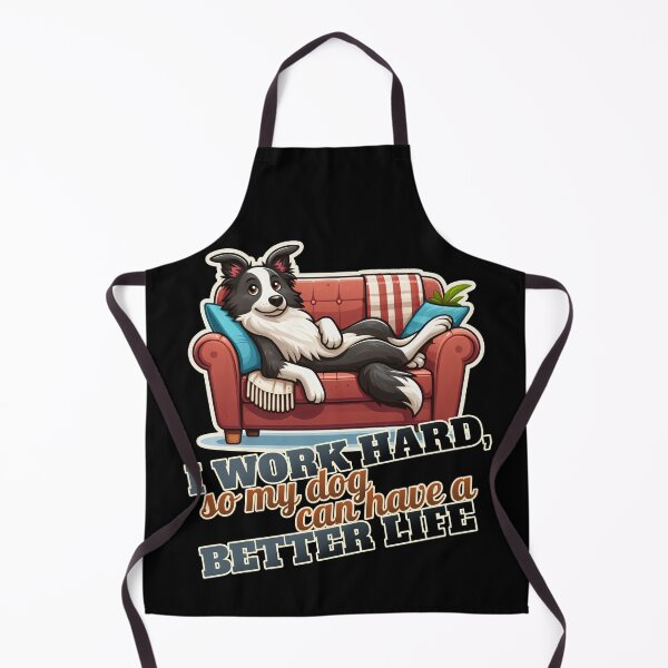 Item preview, Work hard Border Collie Couch, Sofa designed and sold by ThisDress.