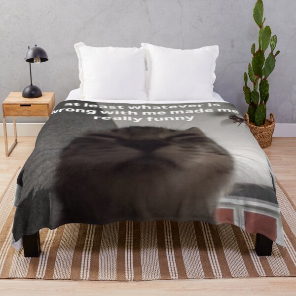 Item preview, at least whatever is wrong with me made me really funny, cat meme designed and sold by ElGatoGoods.