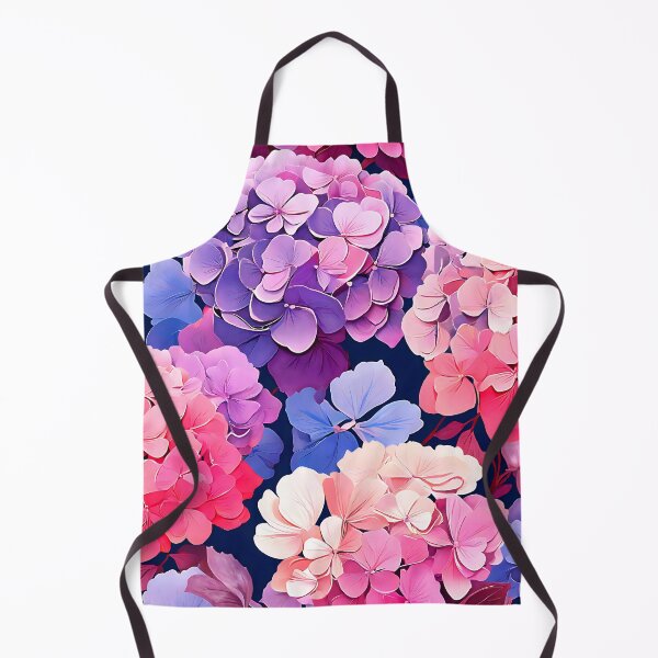 Item preview, A seamless pattern of hydrangeas designed and sold by Tchoice.
