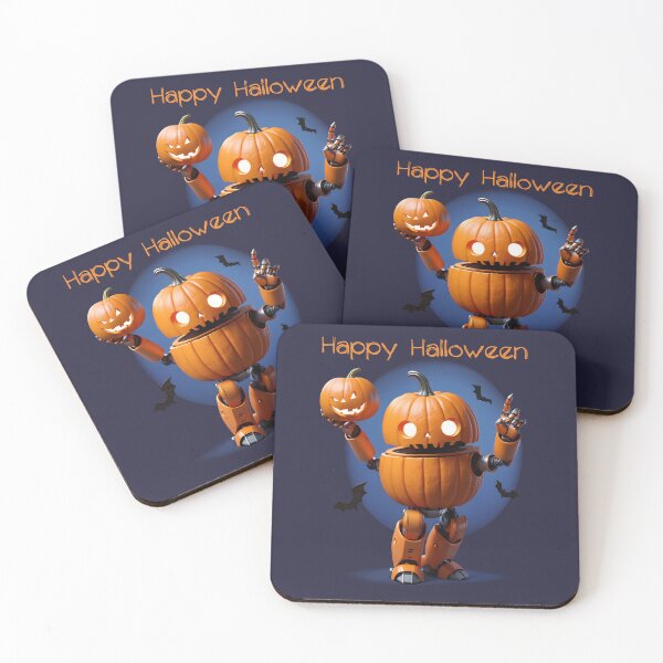 Item preview,  robot in Halloween style designed and sold by JoraArt.